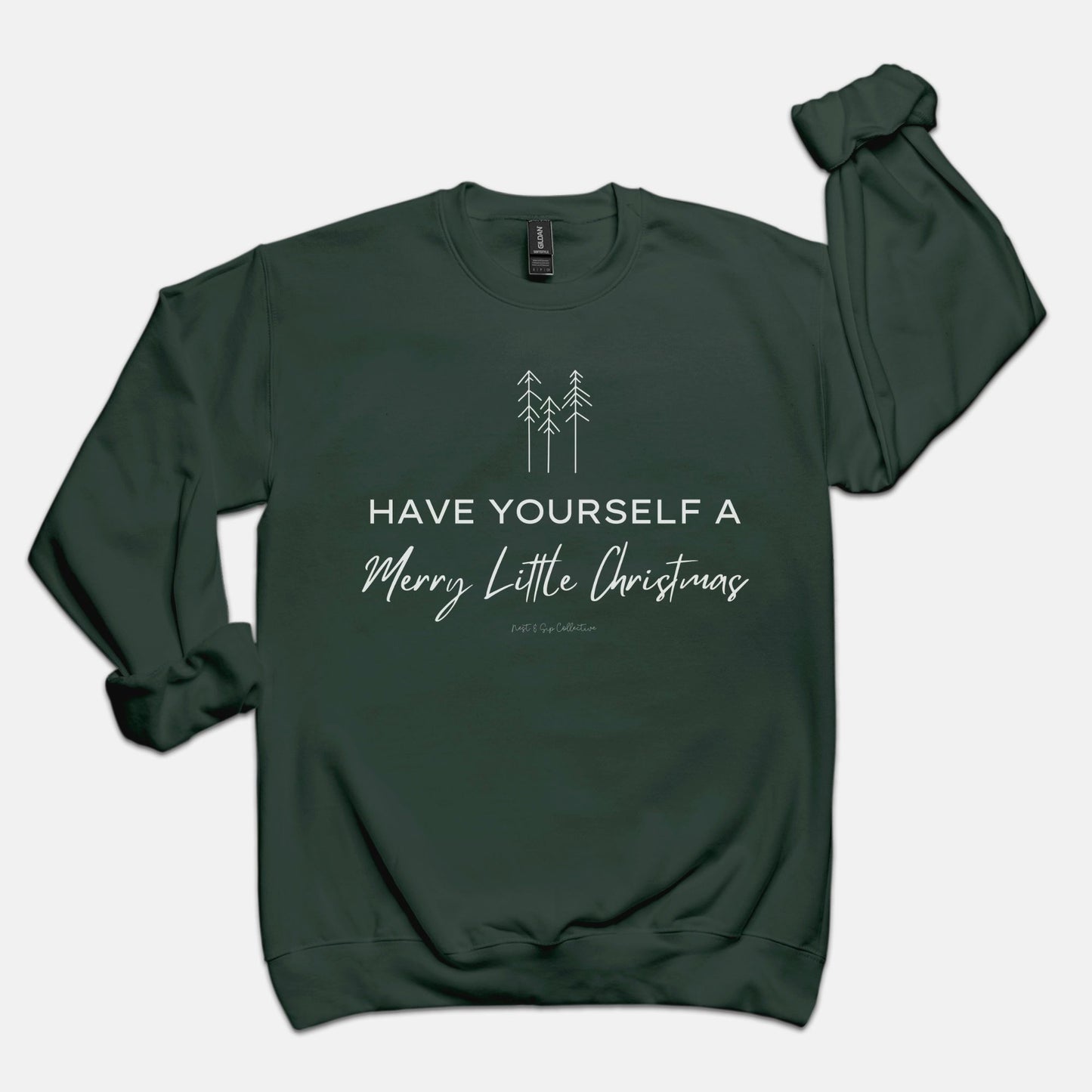 Merry Little Christmas Crew Neck Sweatshirt