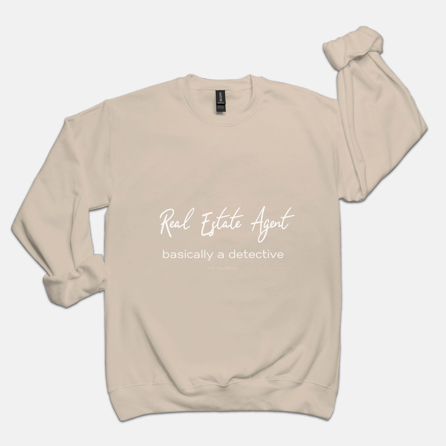 Basically a Detective Crew Neck Sweatshirt