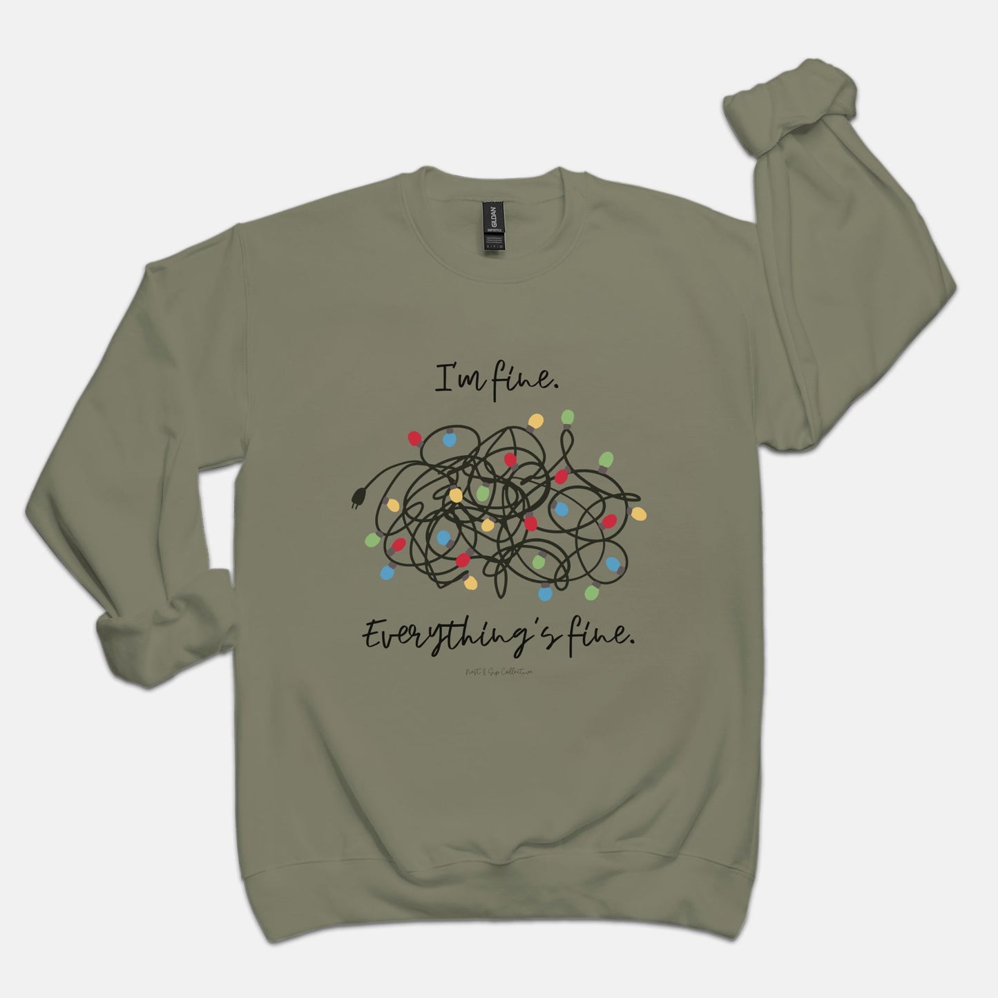Fine Crew Neck Sweatshirt