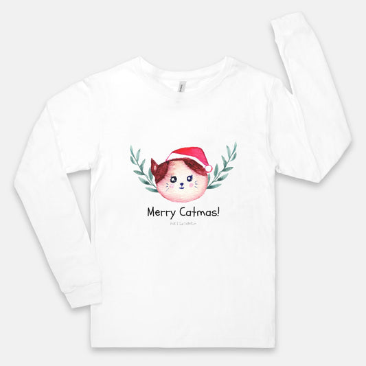 Merry Catmas Long Sleeve Tee