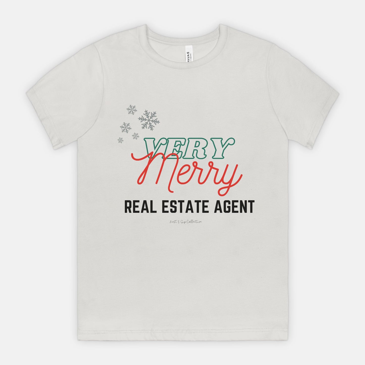 Very Merry Real Estate Agent Tee