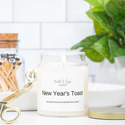 New Year's Toast Apothecary Candle